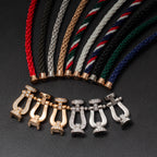 [Marin]FORCE LARGE HORSESHOE FULL DIAMOND BRACELET ROSE GOLD