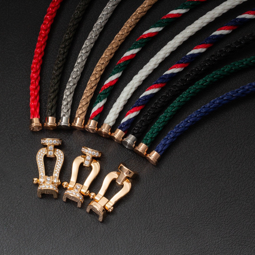 [Marin]FORCE LARGE HORSESHOE NO DIAMOND BRACELET ROSE GOLD