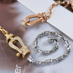 [Marin]FORCE LARGE HORSESHOE CLASP  METAL BRACELET