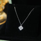 [Marin]CLOVER MINI 9.5MM PENDANT DIAMOND NECKLACE