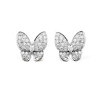 [Marin]BUTTERFLY ALL DIAMOND EARRINGS