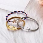 [Marin]FORCE LARGE HORSESHOE NO DIAMOND BRACELET GOLD