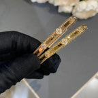 [Marin]CLOVER BRACELET 4MM DIAMONDS