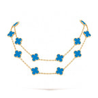 [Marin]CLOVER 20 MOTIFS TURQUOISE GOLD