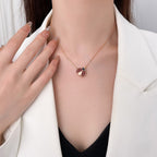 [Marin]LUCKY  CARNELIANS LADYBUG NECKLACE