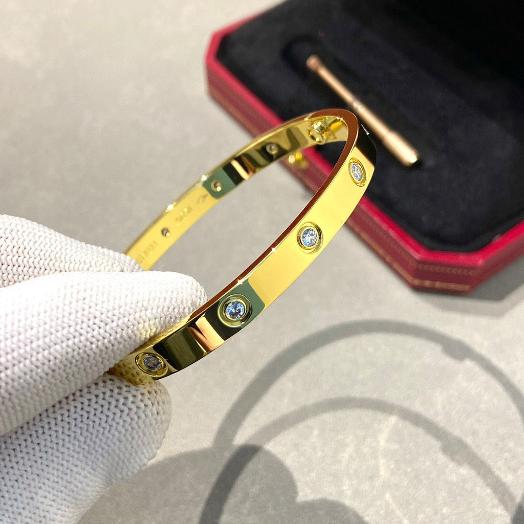 [Marin]LOVE BRACELET 6.1MM 10 DIAMONDS