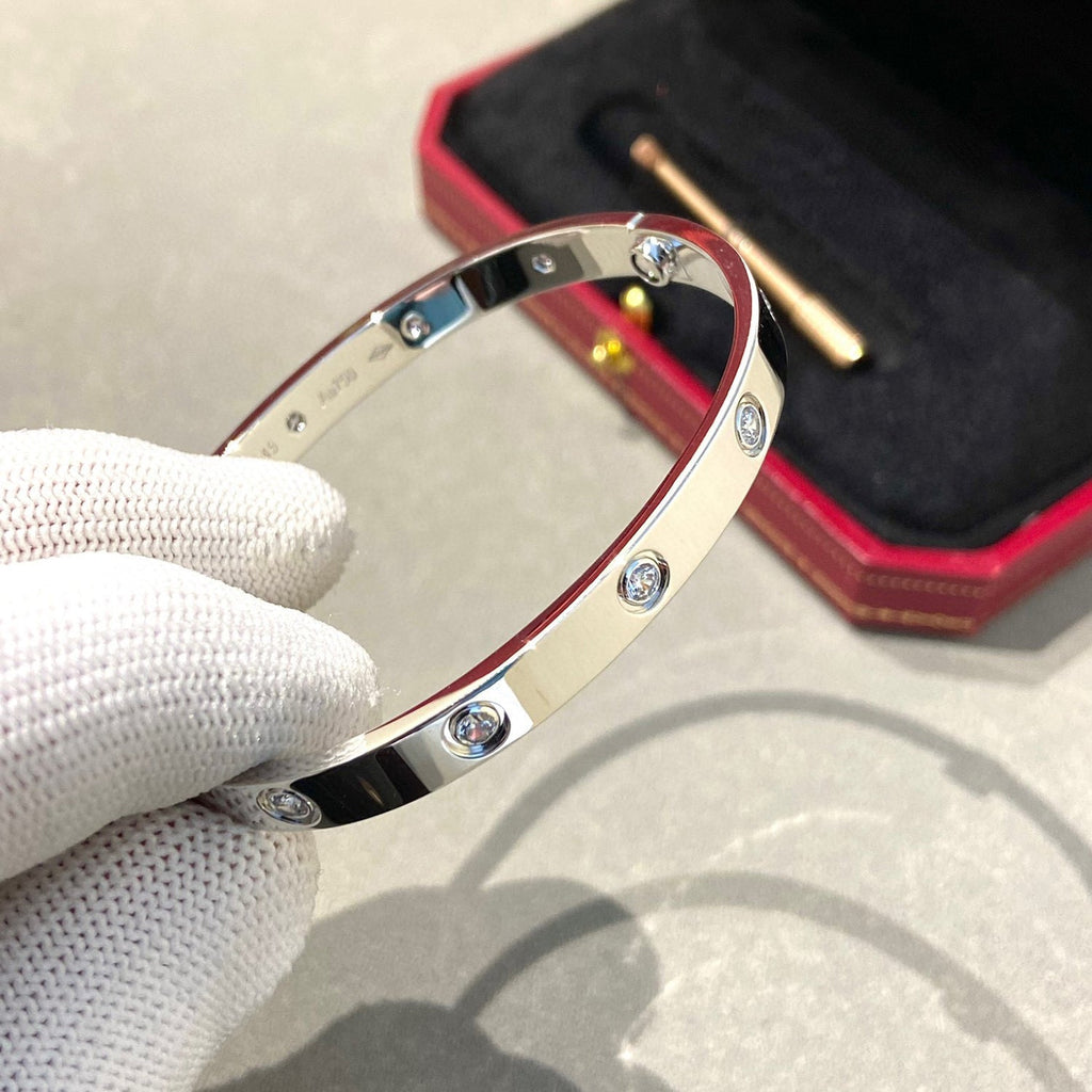 [Marin]LOVE BRACELET 6.1MM 10 DIAMONDS