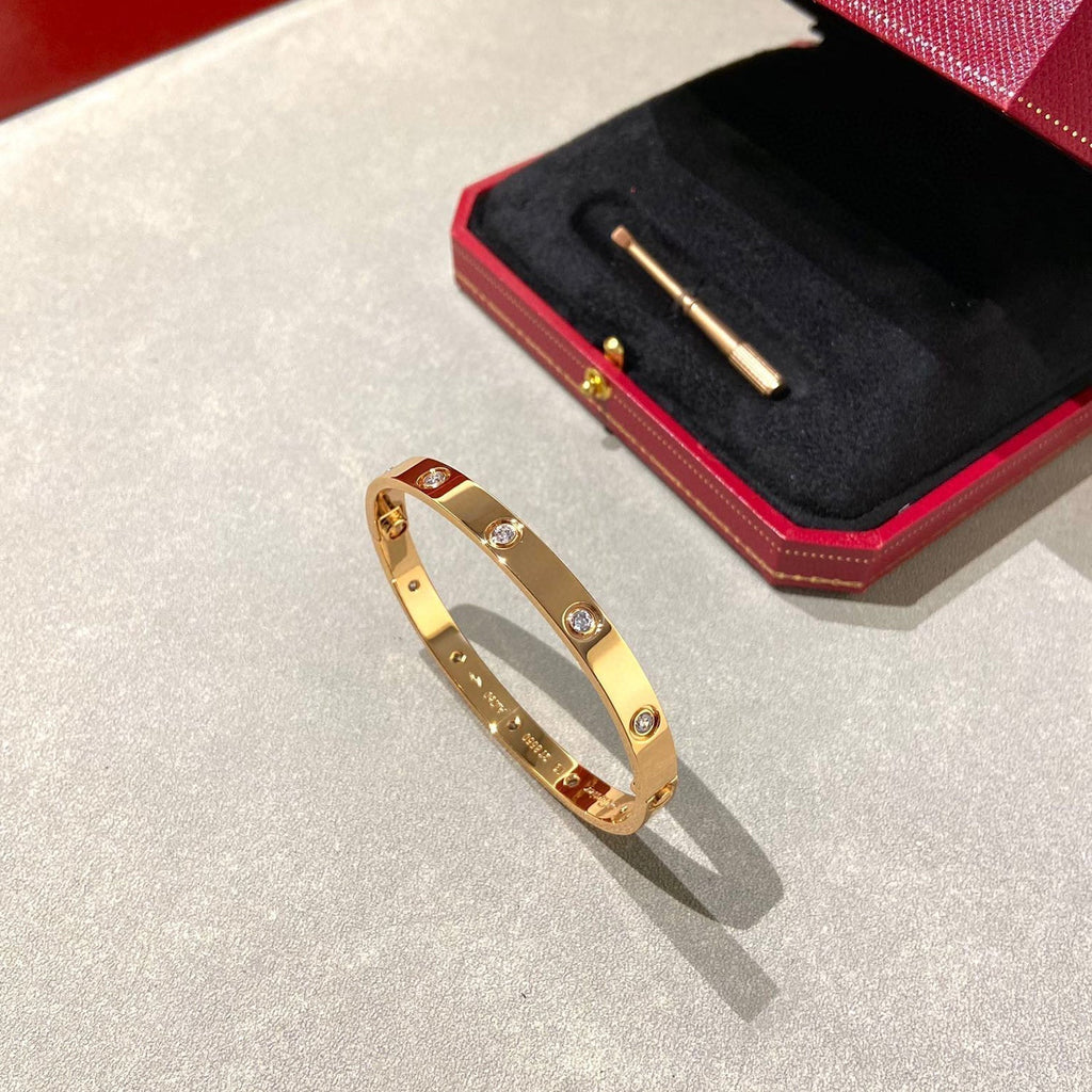 [Marin]LOVE BRACELET 6.1MM 10 DIAMONDS