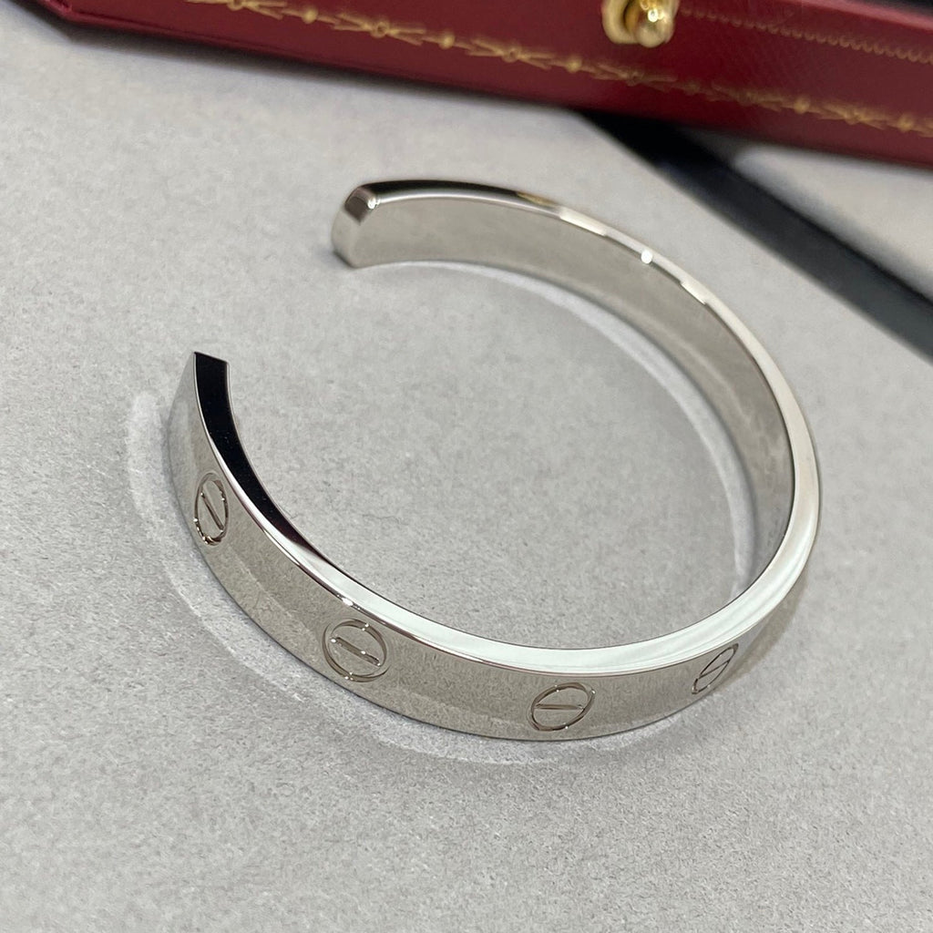 [Marin]LOVE BRACELET 6.1MM 1 DIAMOND OPEN CUFF
