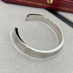 [Marin]LOVE BRACELET 6.1MM 1 DIAMOND OPEN CUFF