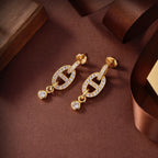 [Marin]HM CHAINE DIAMOND EARRINGS