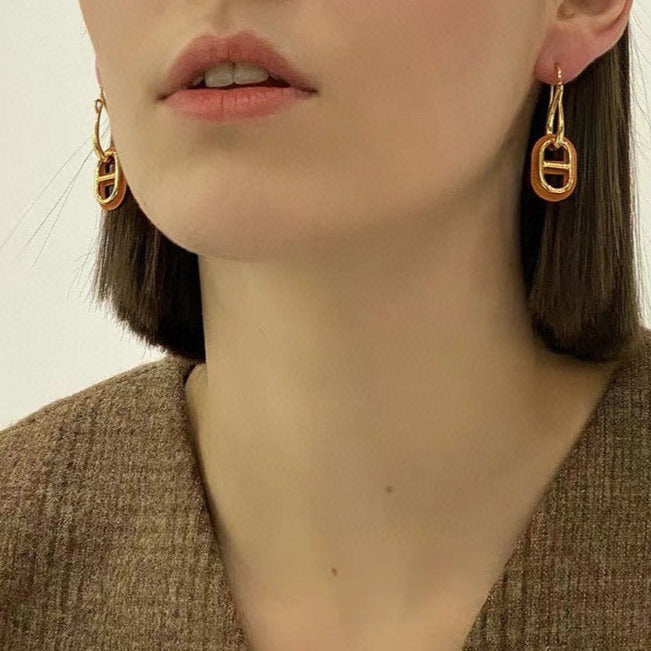 [Marin]HM O'MAILLON GOLD EARRINGS