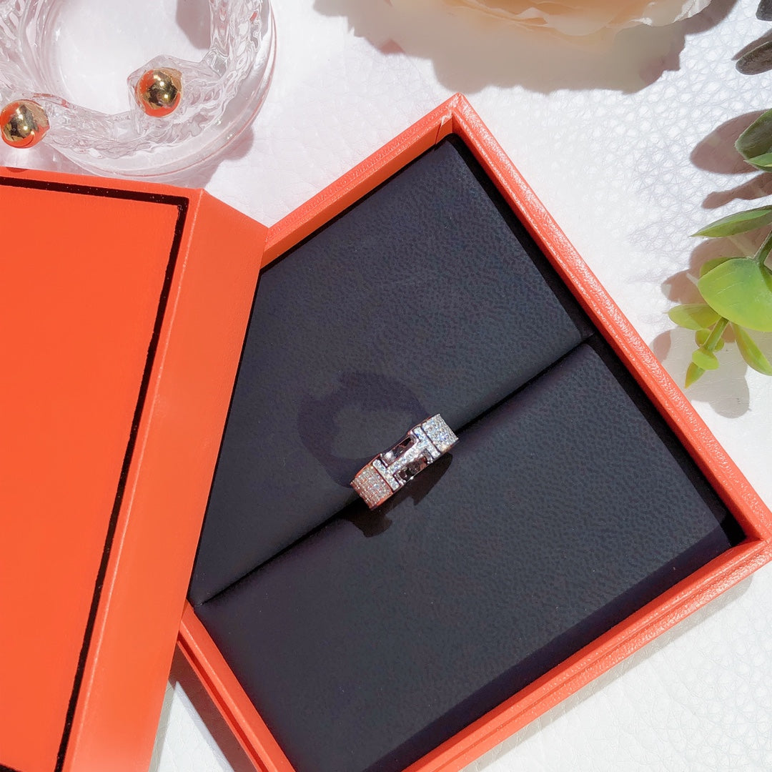 [Marin]H RING FULL DIAMOND