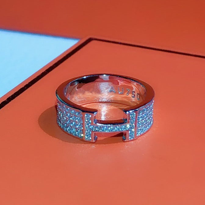 [Marin]H RING FULL DIAMOND