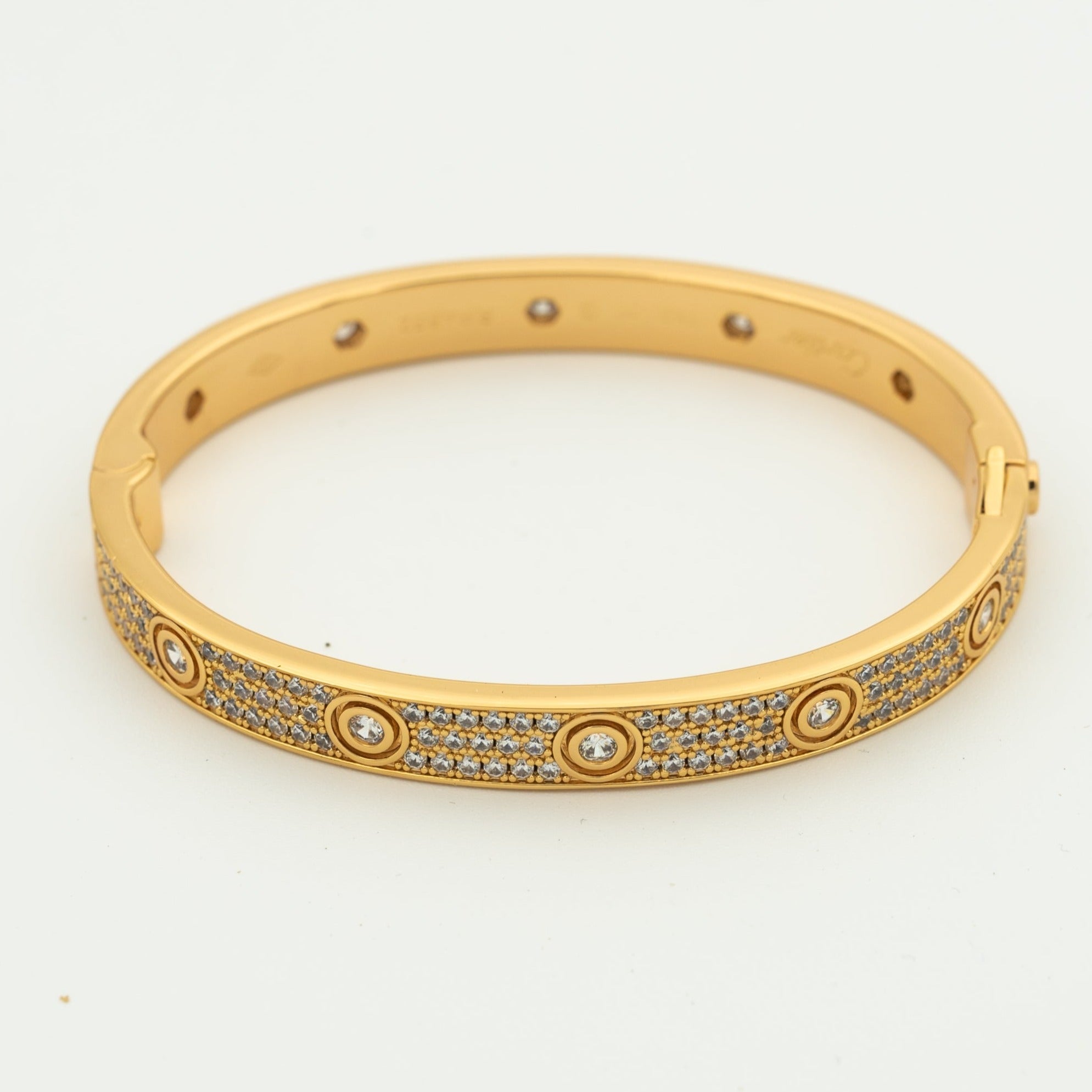 [Marin]LOVE BRACELET 6.1MM DIAMOND-PAVED 10 BIG DIAMONDS