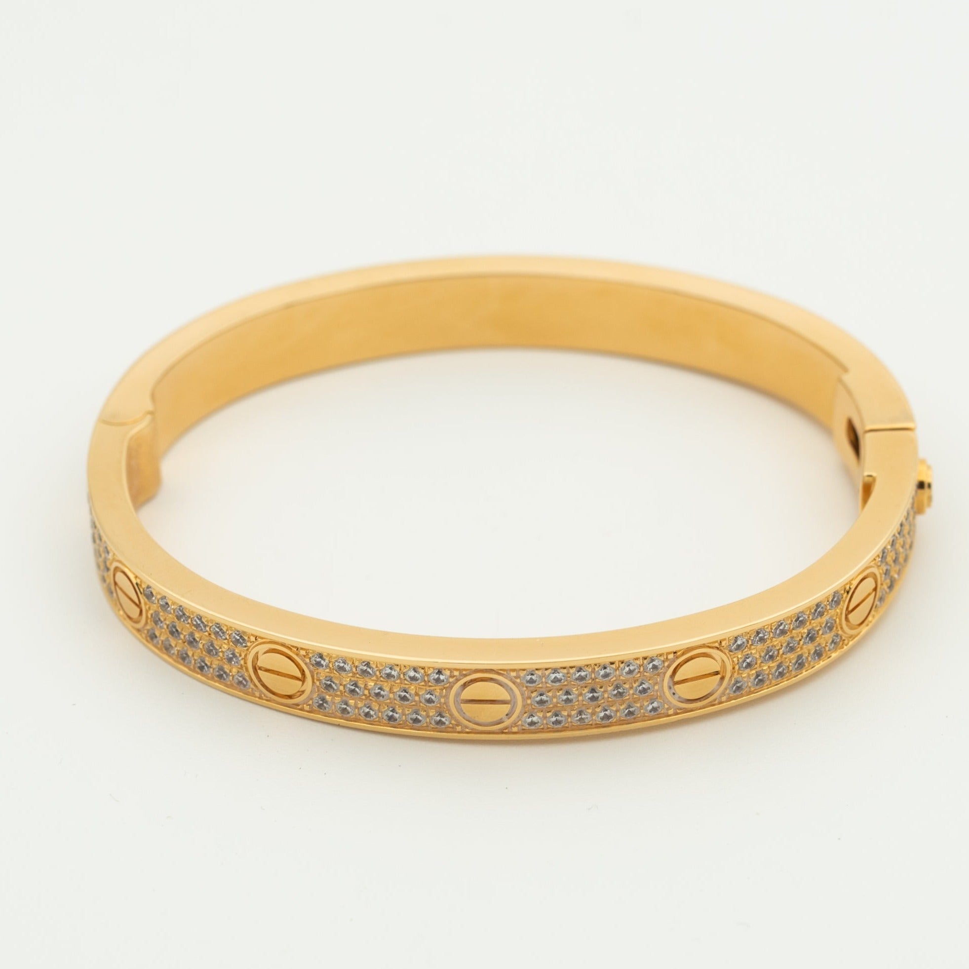 [Marin]LOVE BRACELET 6.1MM DIAMOND-PAVED