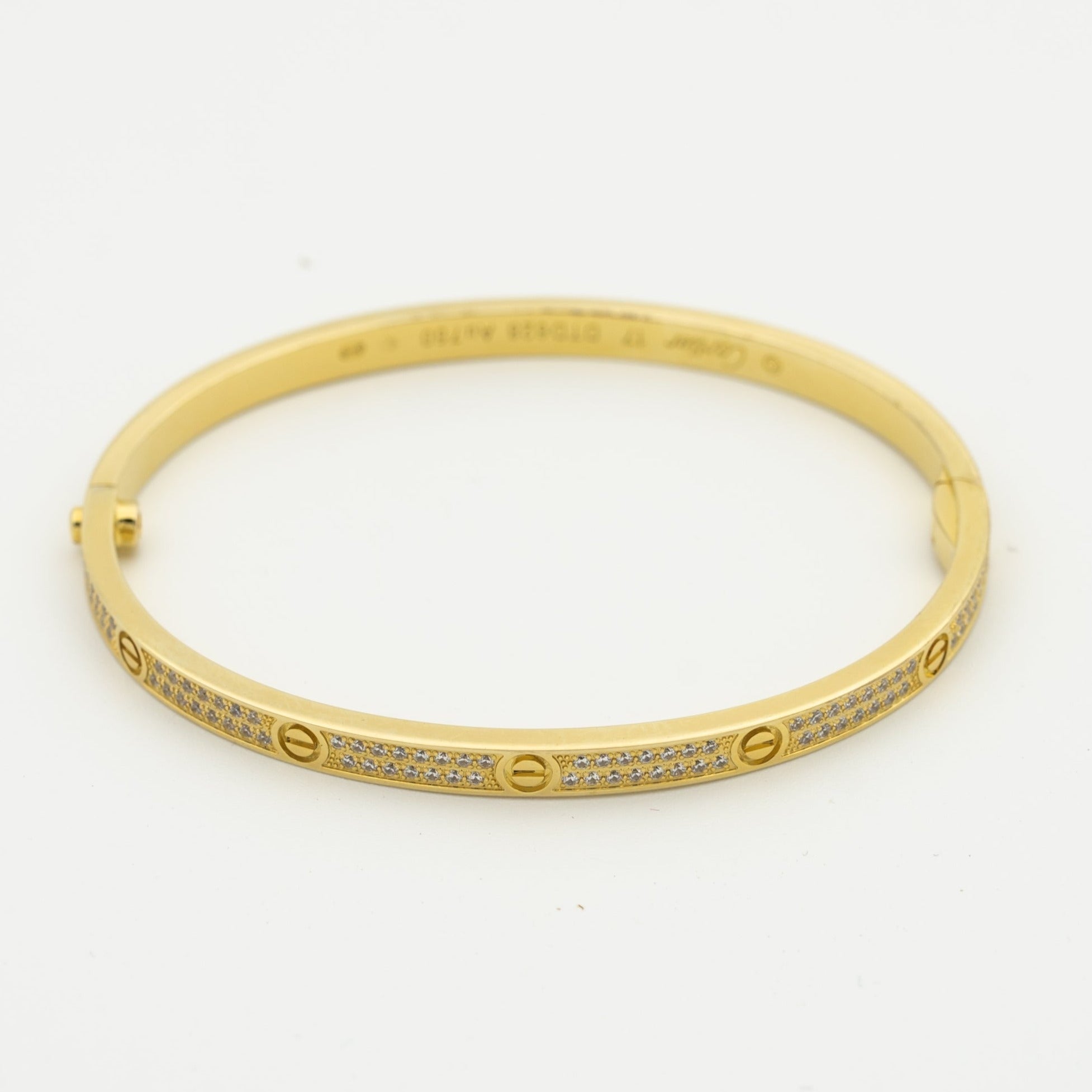 [Marin]LOVE BRACELET 3.65MM DIAMOND-PAVED