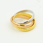 [Marin Jewelry]TRINITY RING GOLD PINK GOLD SILVER