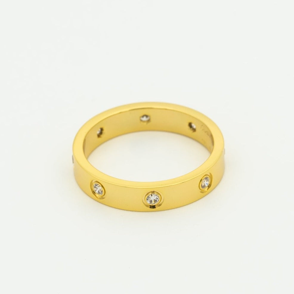 [Marin]LOVE RING 3.6MM 8 DIAMONDS