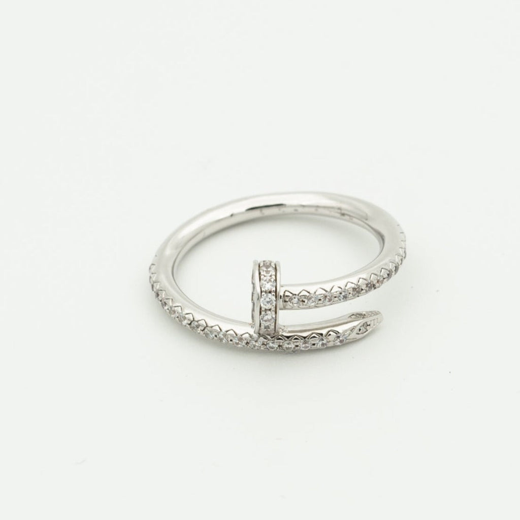[Marin]JUSTE RING 1.8MM SILVER DIAMONDS