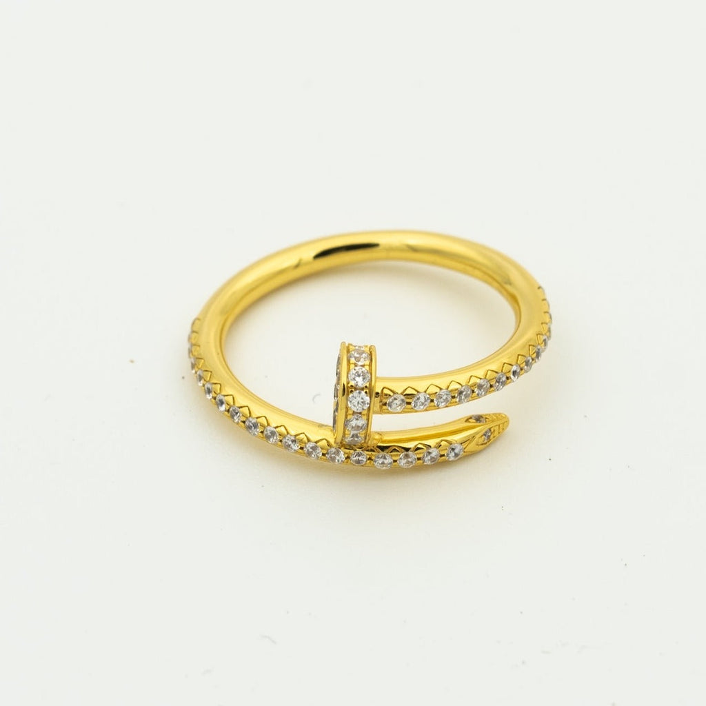 [Marin]JUSTE RING 1.8MM GOLD DIAMONDS