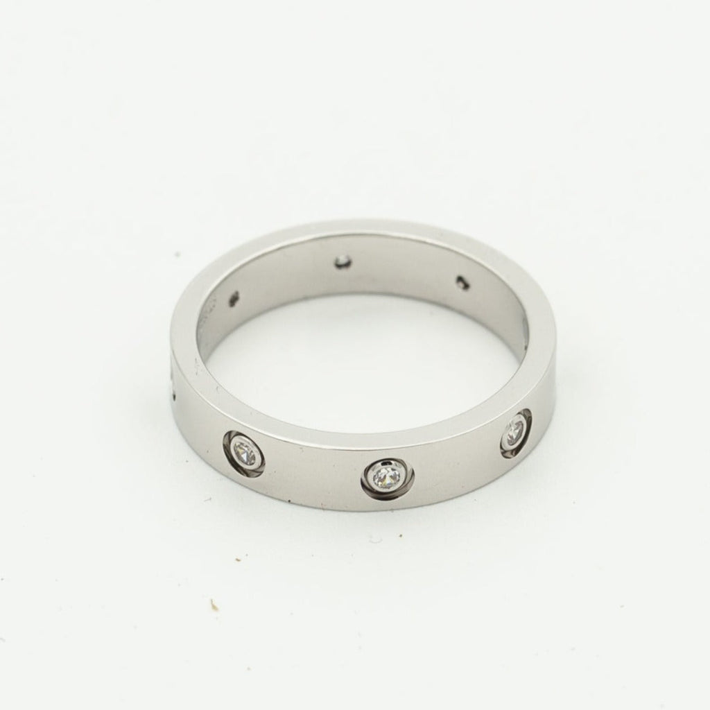 [Marin]LOVE RING 3.6MM 8 DIAMONDS