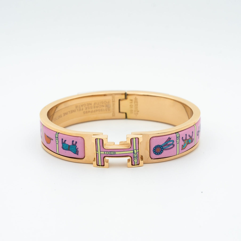[Marin]H PINK GOLD BRACELET PINK CERAMIC