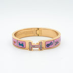 [Marin]H PINK GOLD BRACELET PINK CERAMIC