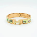 [Marin]H PINK GOLD BRACELET CREAM CERAMIC