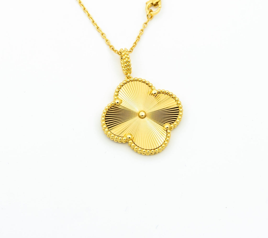 [Marin]CLOVER 25MM PEDANT NECKLACE GOLD