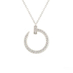 [Marin]JUSTE UN COLLIER ARGENT DIAMANTS