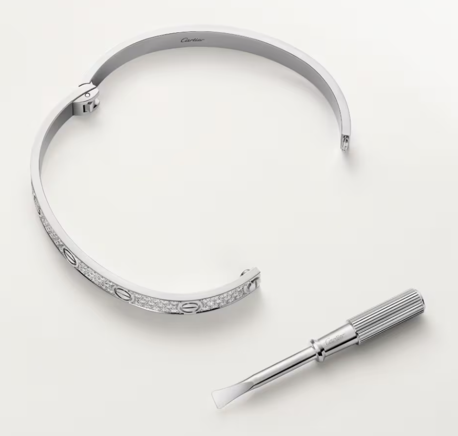[Marin]NEW-LOVE-6.1MM-Width Diamond-Studded Bracelet
