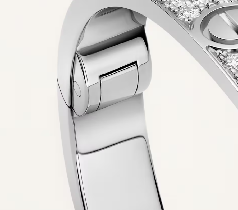 [Marin]NEW-LOVE-6.1MM-Width Diamond-Studded Bracelet
