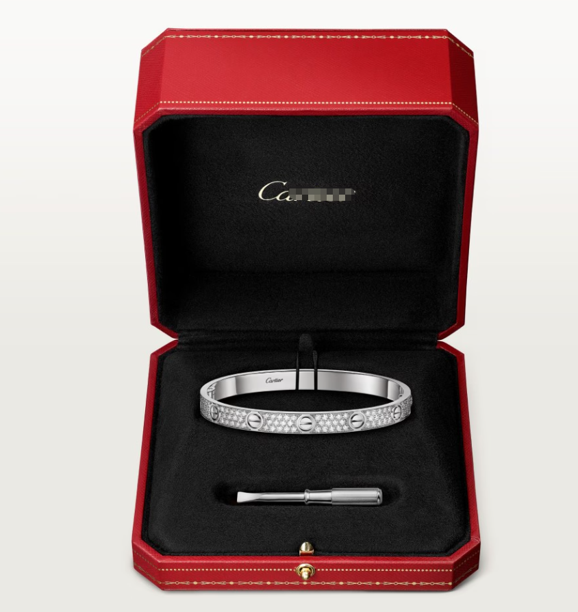 [Marin]NEW-LOVE-6.1MM-Width Diamond-Studded Bracelet