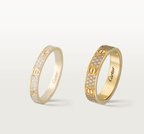 [Marin]LOVE RING 4mm-wide full-diamond ring GOLD