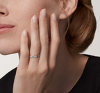 [Marin]LOVE RING 2.6mm-wide full-diamond ring silver