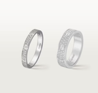 [Marin]LOVE RING 2.6mm-wide full-diamond ring silver