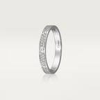 [Marin]LOVE RING 2.6mm-wide full-diamond ring silver