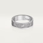 [Marin]LOVE RING 4mm-wide full-diamond ring silver