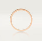 [Marin]LOVE RING 4mm-wide full-diamond ring Rose Gold