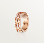 [Marin]LOVE RING 6.5mm-wide full-diamond ring Rose Gold
