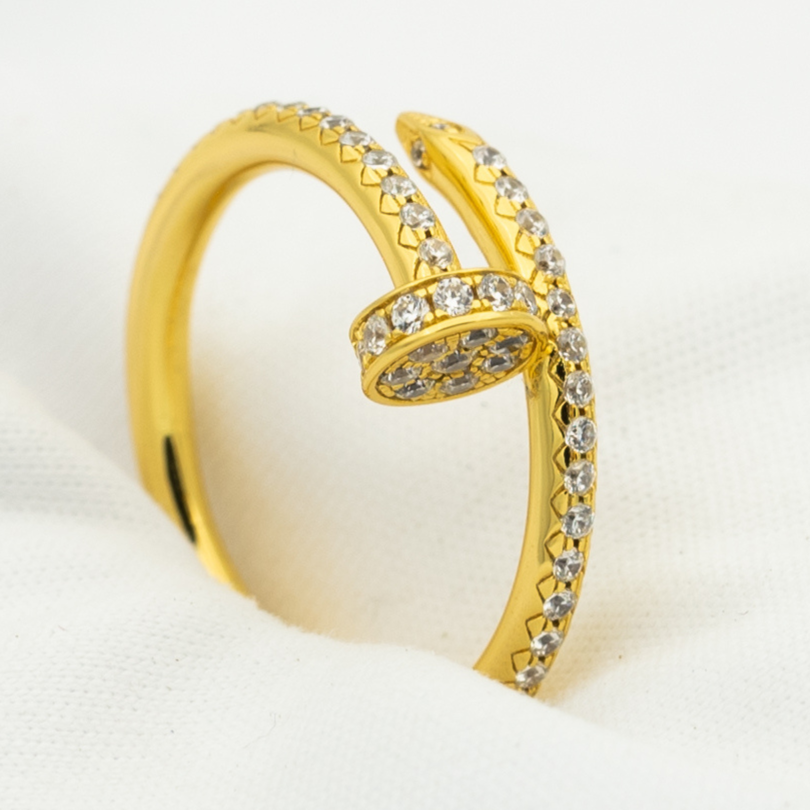 [Marin]JUSTE RING 1.8MM GOLD DIAMONDS