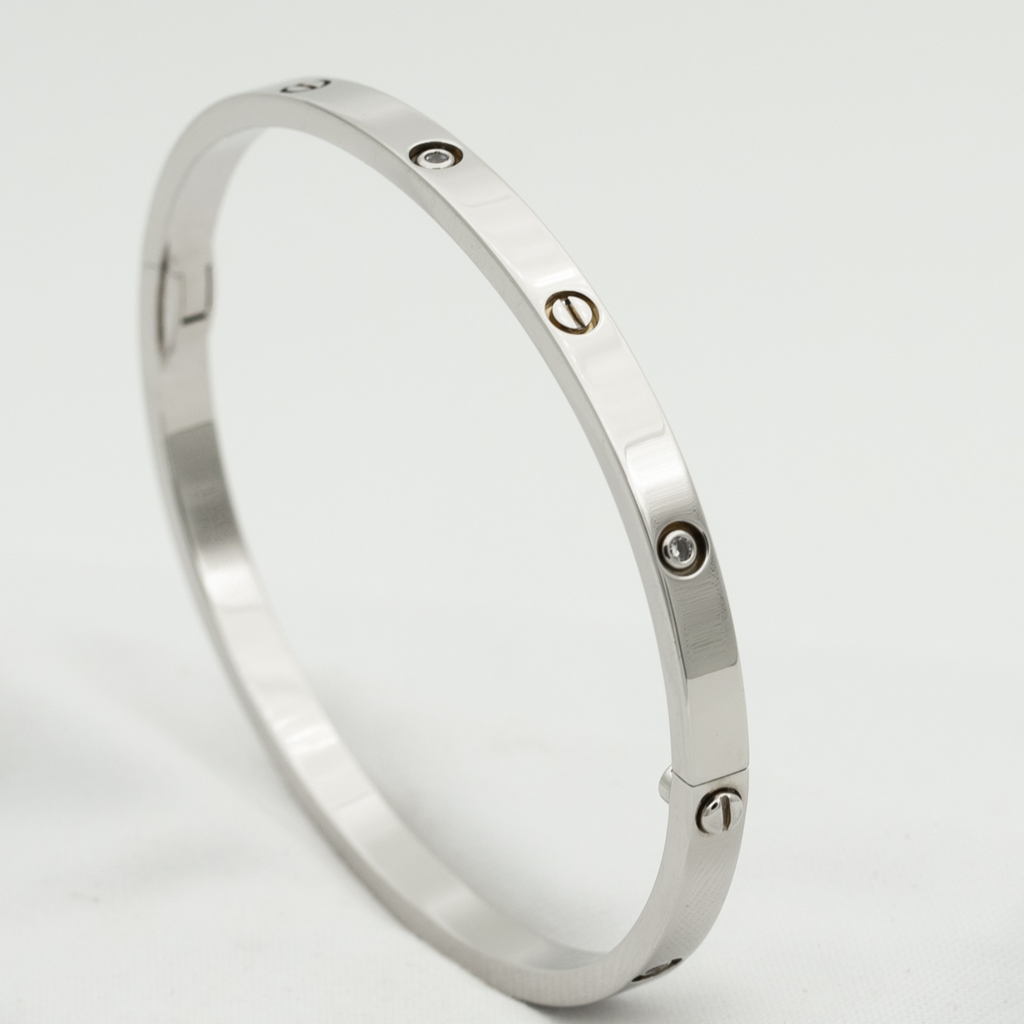[Marin]LOVEブレスレット 3.65mm 6ダイヤモンド
