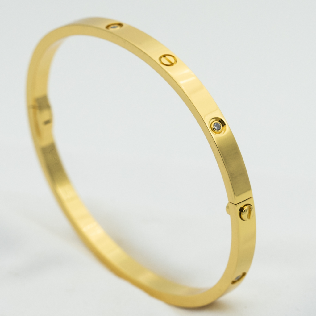 [Marin]LOVEブレスレット 3.65mm 6ダイヤモンド