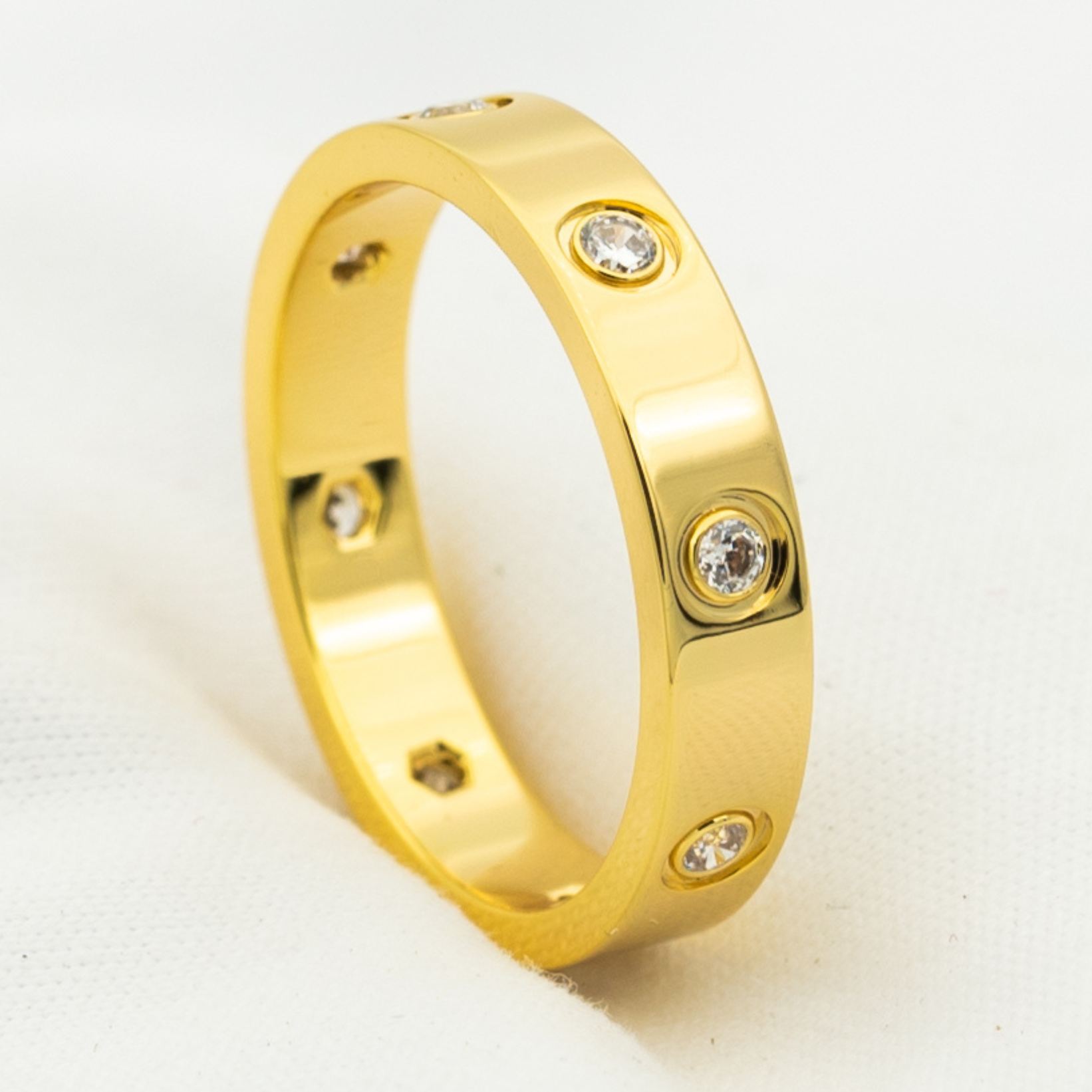 [Marin]LOVE RING 3.6MM 8 DIAMONDS