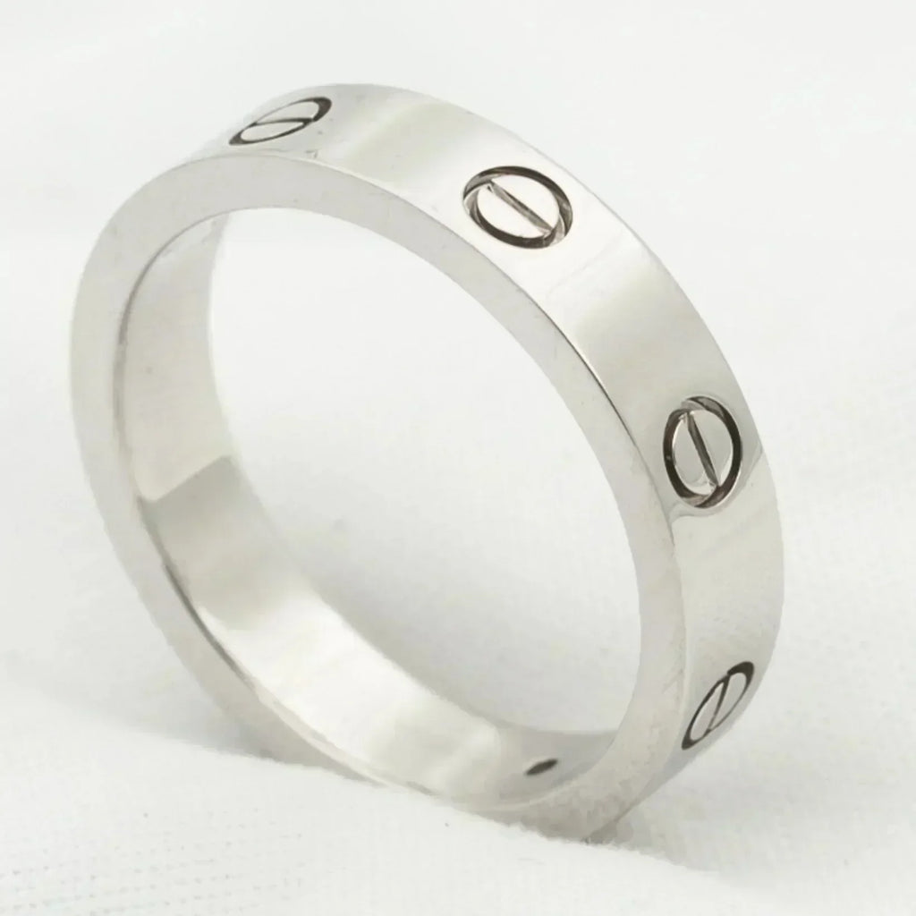 [Marin]LOVE RING 4MM 1 DIAMOND SILVER