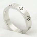[Marin]LOVE RING 4MM 1 DIAMOND SILVER