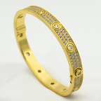 [Marin]BRACELET LOVE 6,1 MM PAVÉ DE 10 DIAMANTS