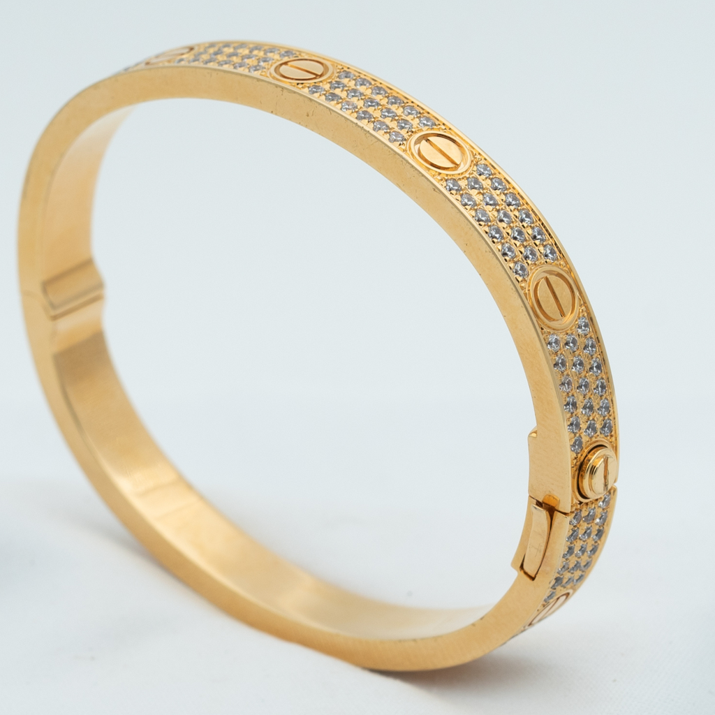 [Marin]BRACELET LOVE SERTI DIAMANTS 6,1 MM