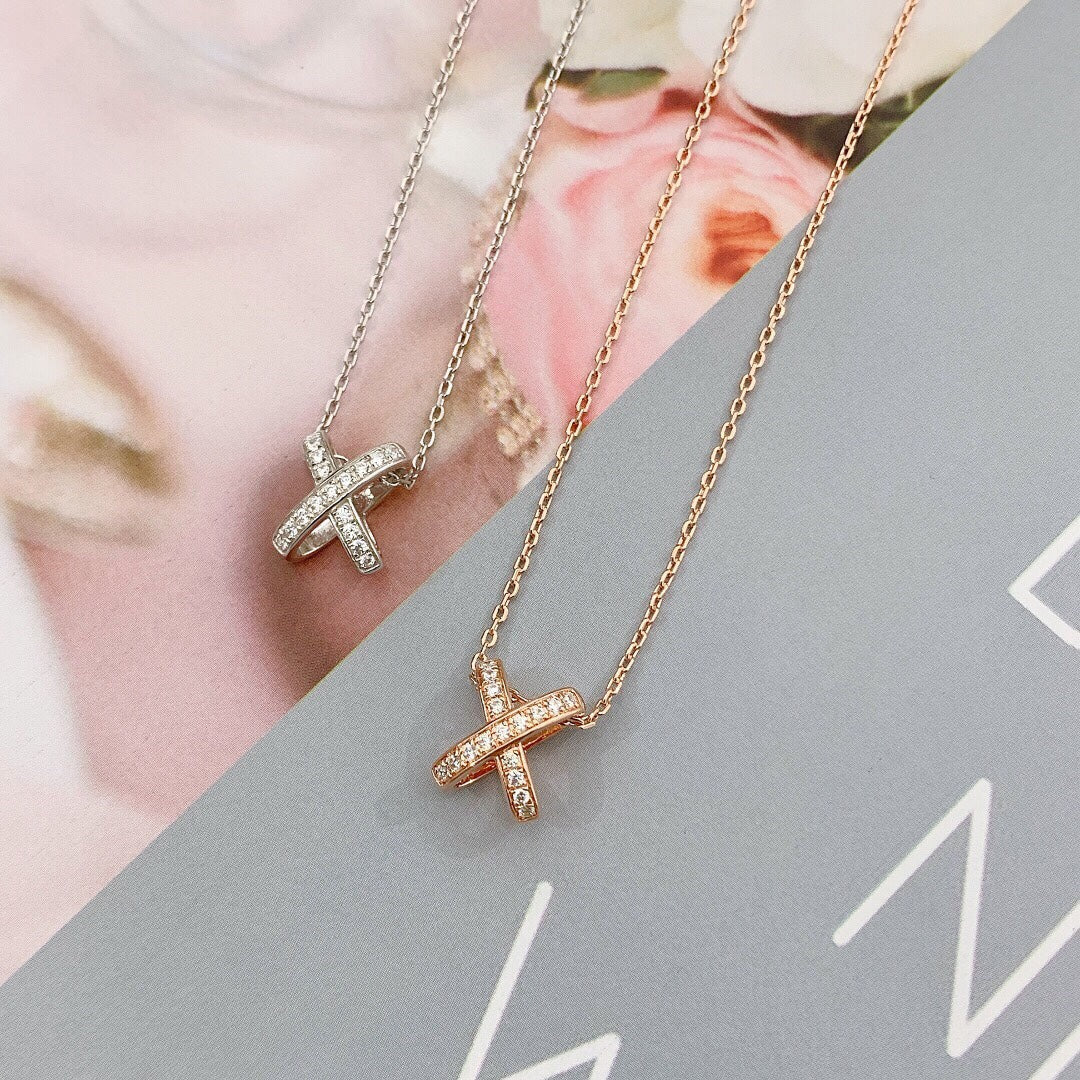 [Marin]JEUX DE DIAMOND NECKLACE
